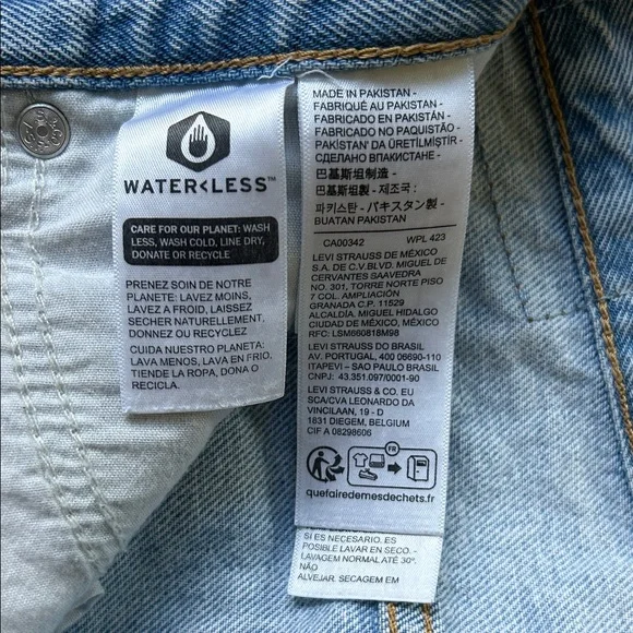 Levi's Women's Wedgie Straight High Rise Jeans - Picture 5 of 5